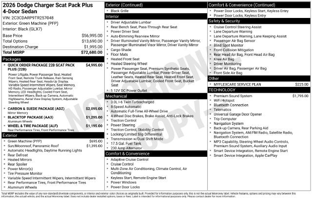 Used 2026 Dodge Charger Scat Pack AWD/4WD image 34