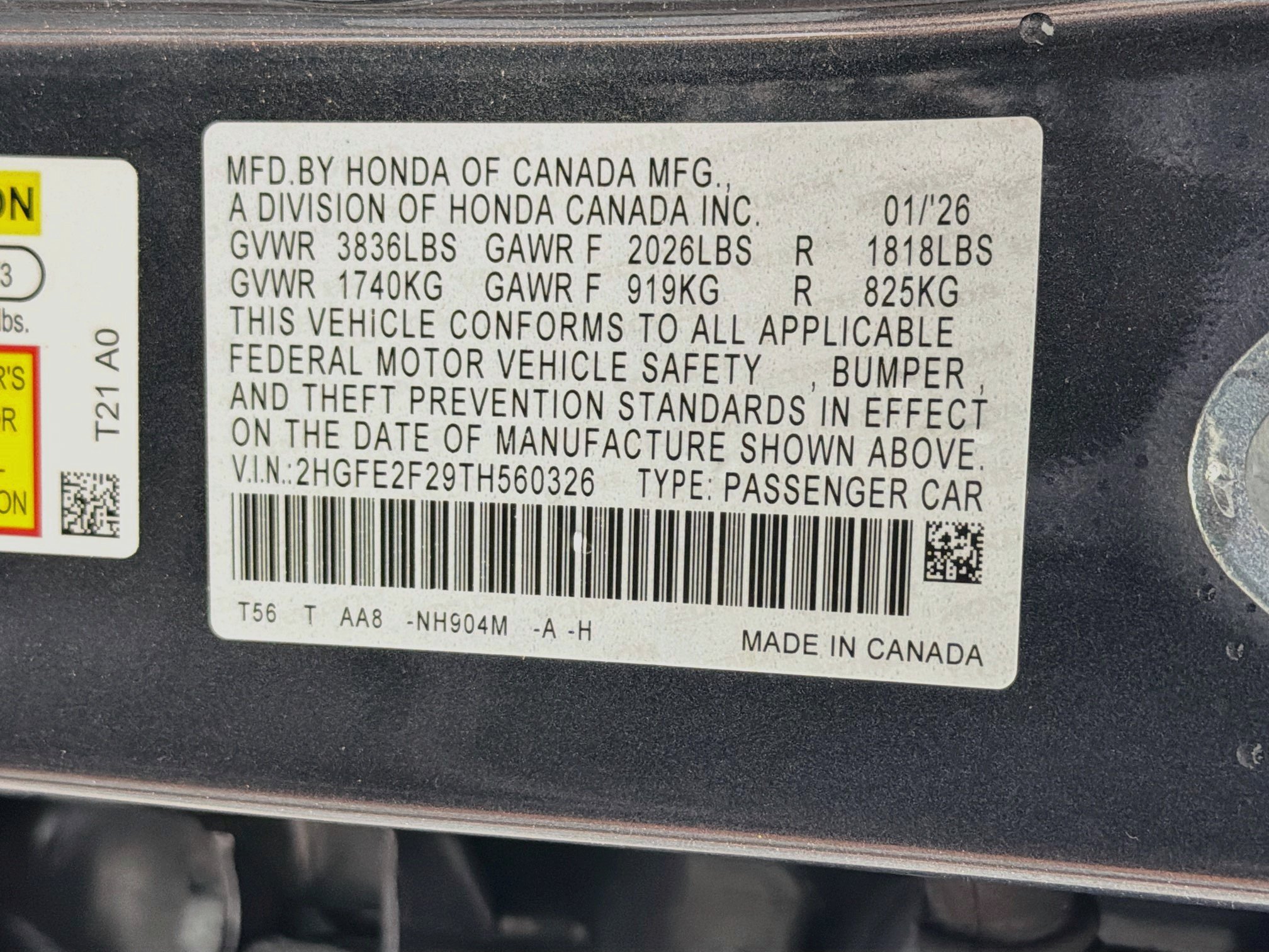 Used 2026 Honda Civic LX image 12