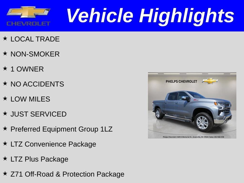 Certified 2023 Chevrolet Silverado 1500 LTZ AWD/4WD image 2