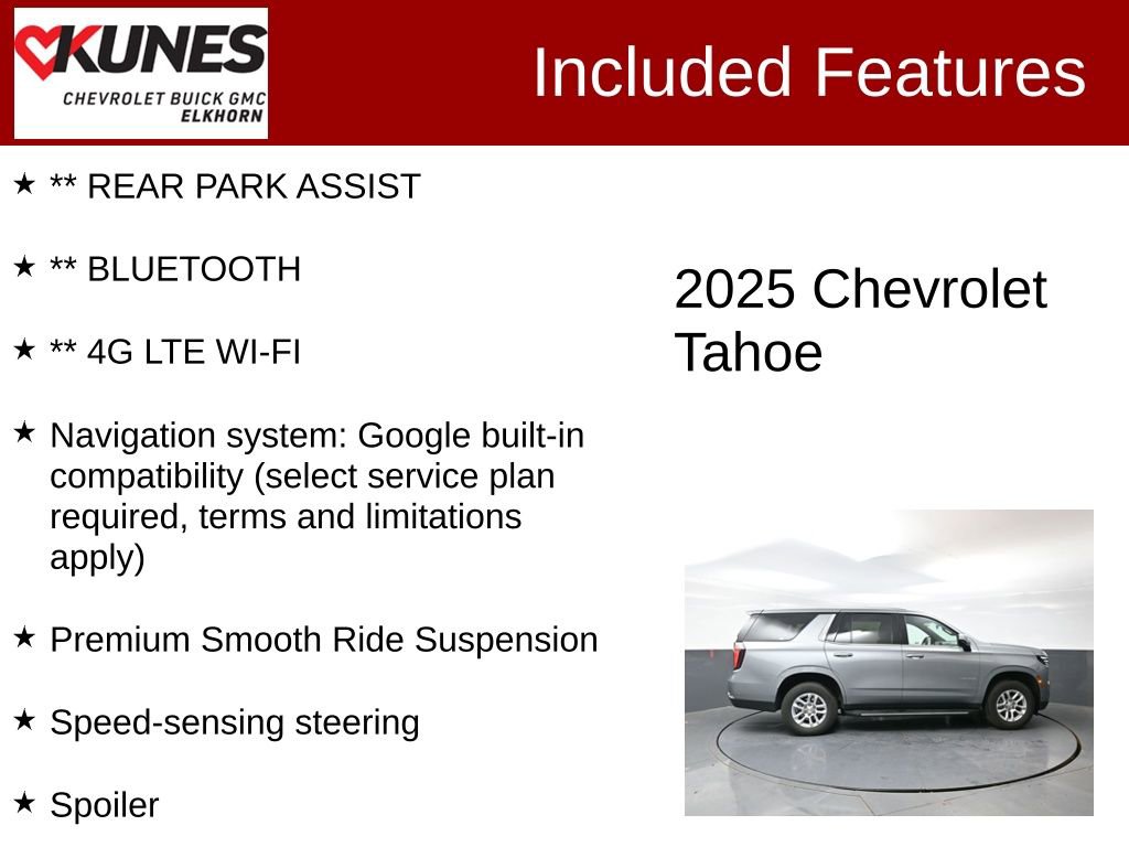 Used 2025 Chevrolet Tahoe LT image 3