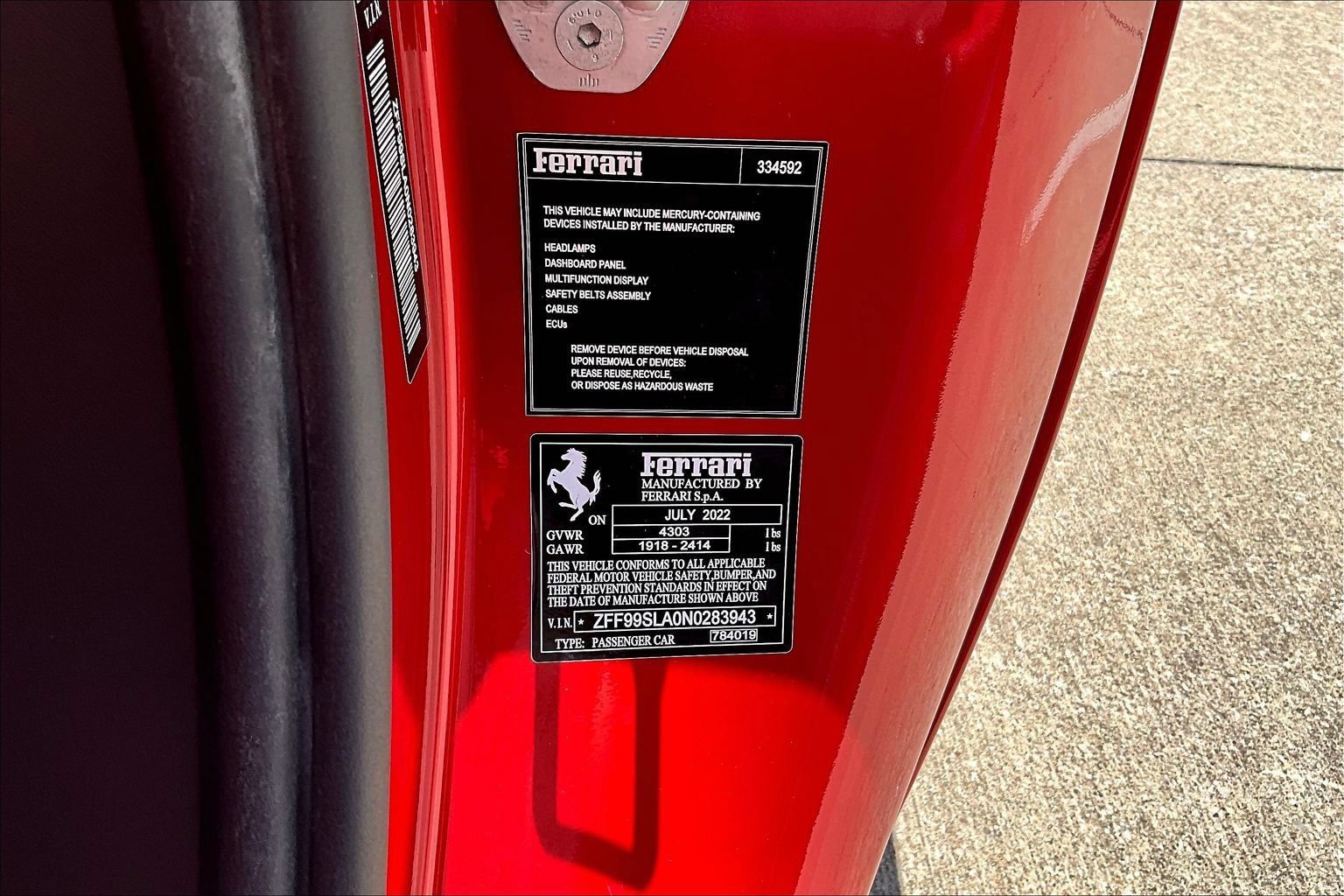 Used 2022 Ferrari 296 GTB RWD image 17