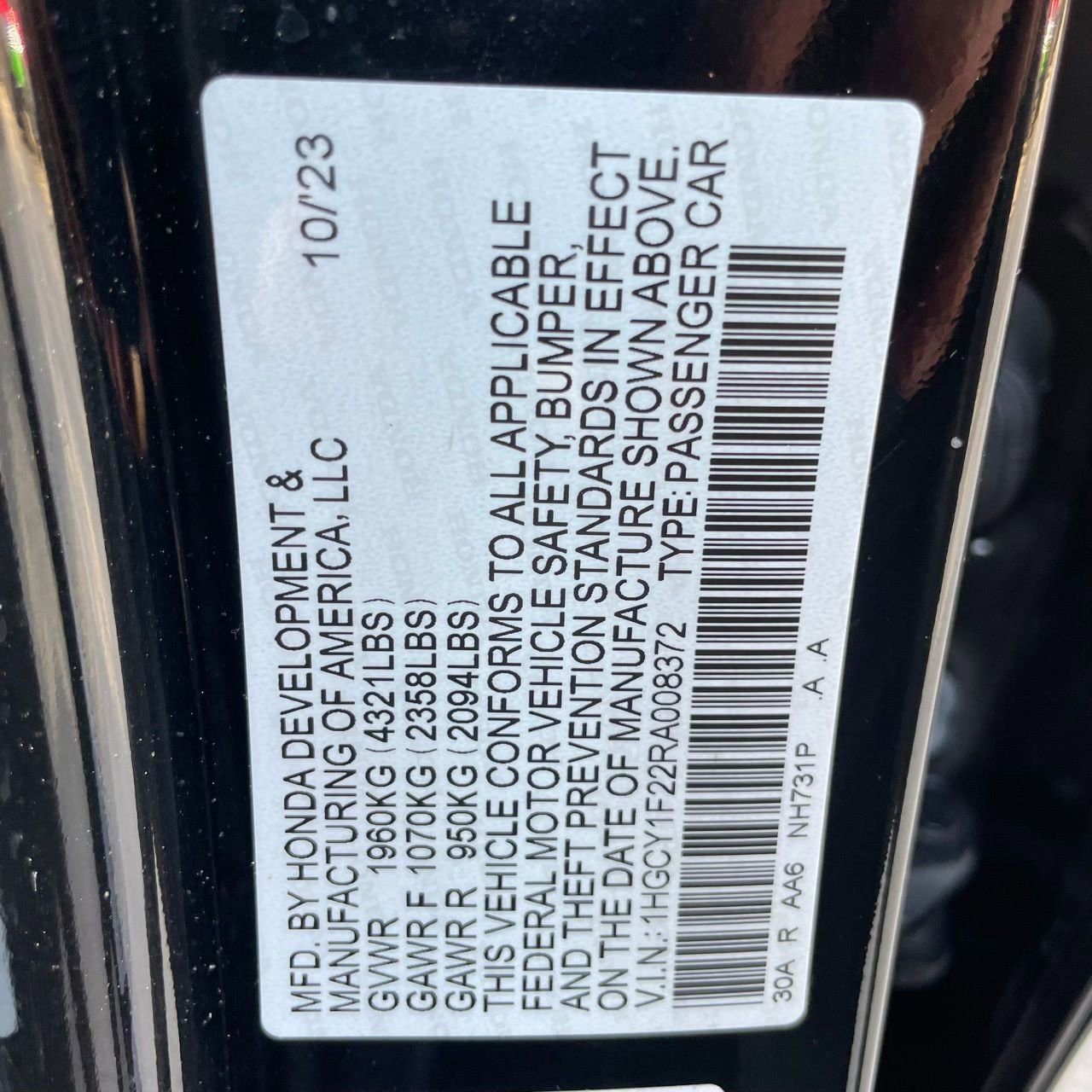 Used 2024 Honda Accord LX image 28