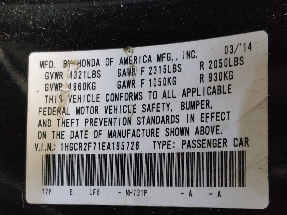 Used 2014 Honda Accord EX image 33
