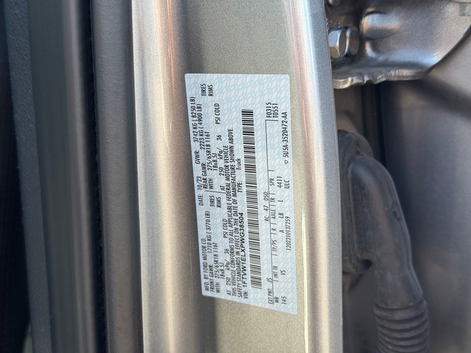 Used 2023 Ford F150 Lightning Pro w/ Tow Technology Package AWD/4WD image 36