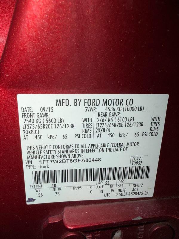 Used 2016 Ford F250 Platinum w/ FX4 Off-Road Package AWD/4WD image 22