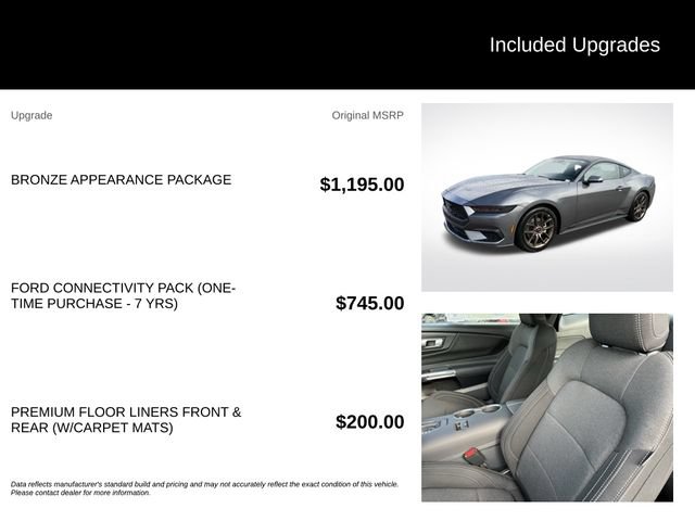 New 2026 Ford Mustang Coupe w/ Bronze Appearance Package RWD image 5