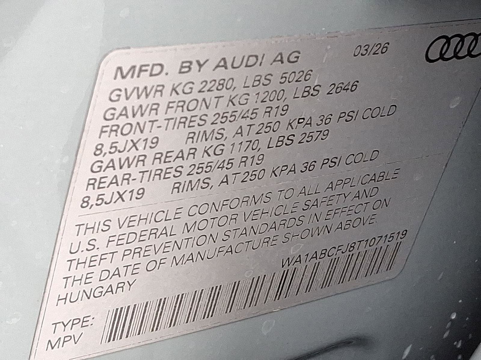 New 2026 Audi Q3 quattro 2.0T AWD/4WD image 22