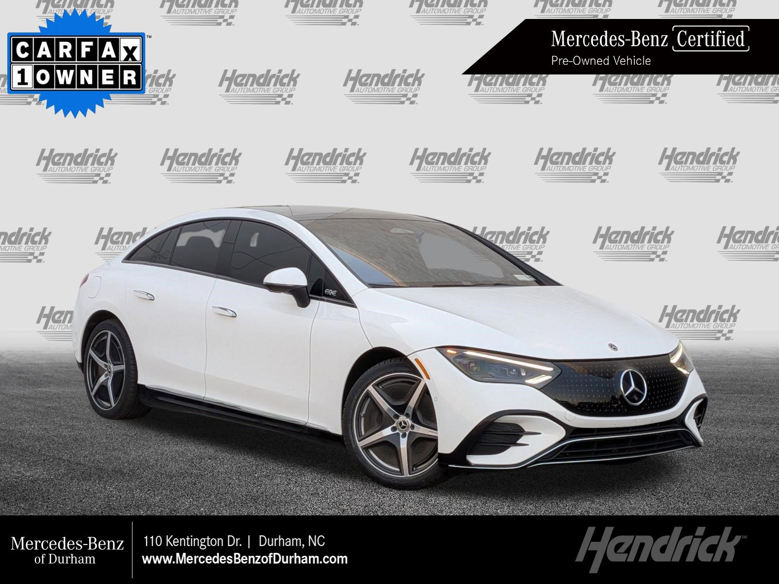 Used 2023 Mercedes-Benz EQE 500 4MATIC Sedan w/ AMG Line Exterior Package image 1