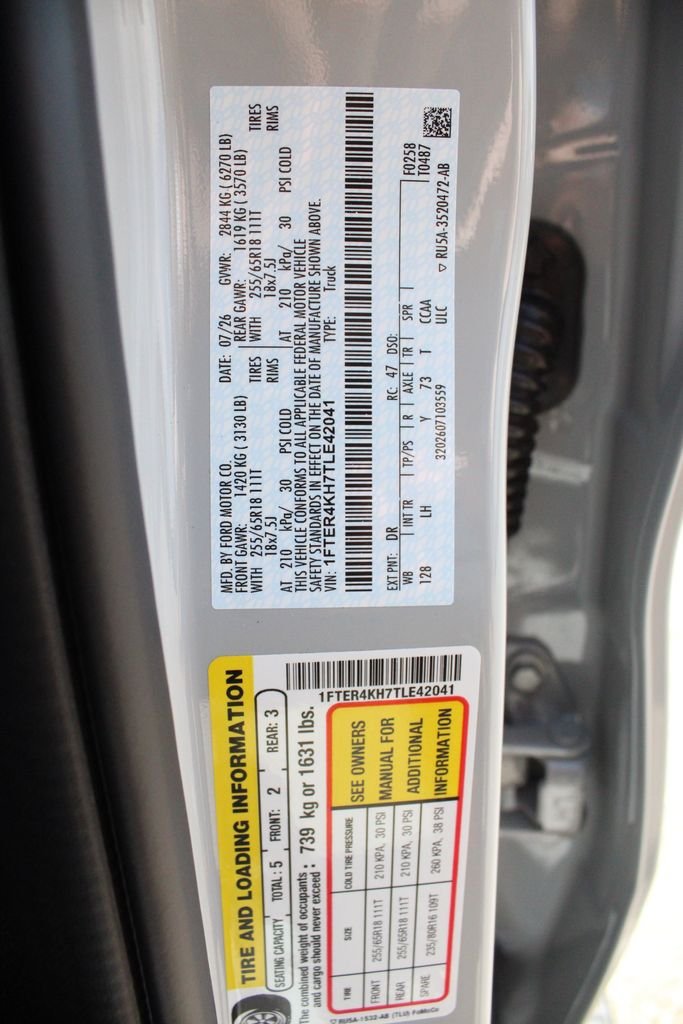 New 2026 Ford Ranger Lariat AWD/4WD image 39