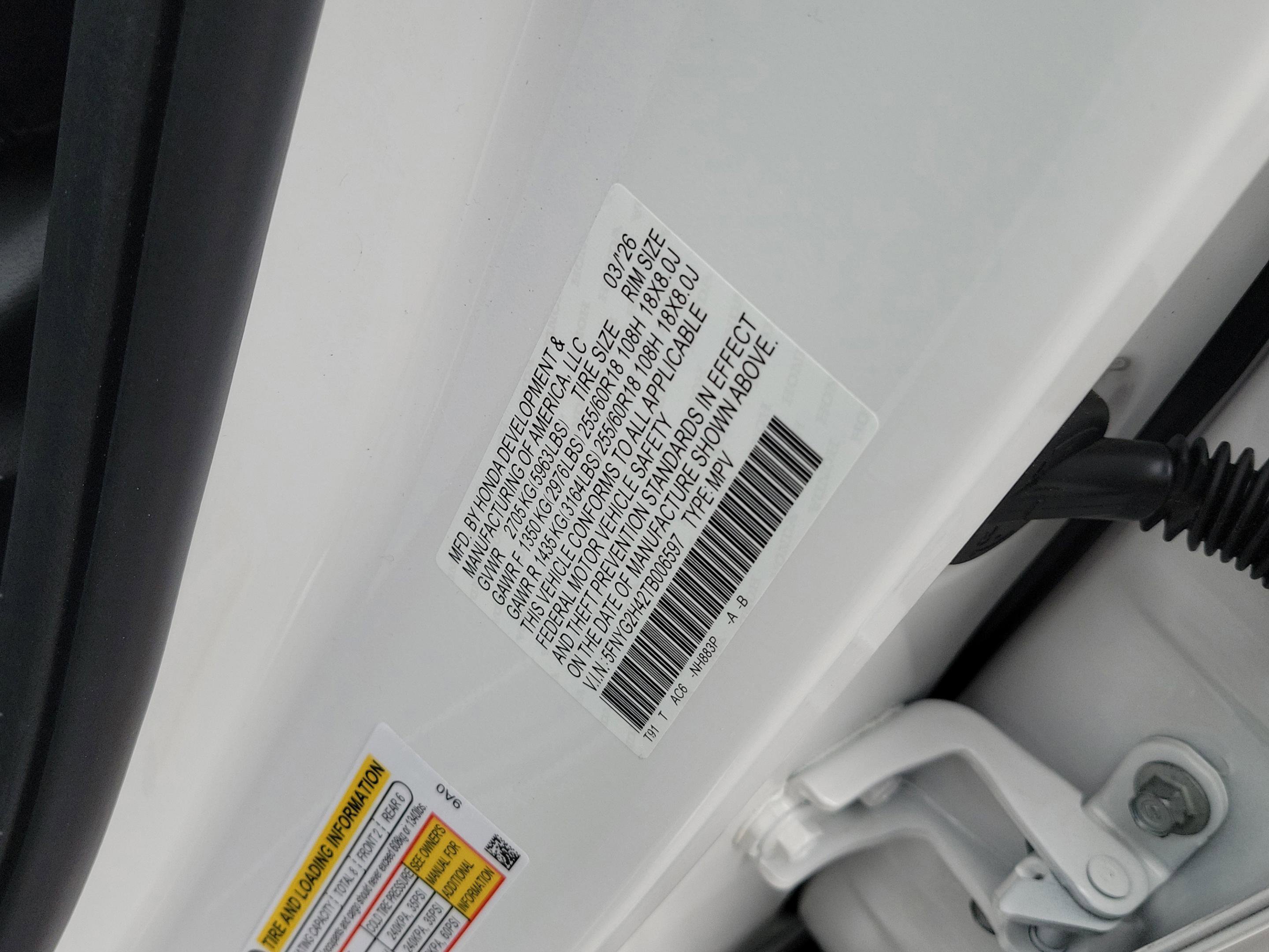 New 2026 Honda Pilot EX-L image 10