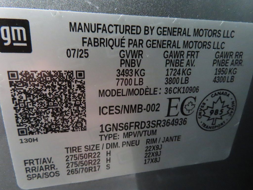 Used 2025 Chevrolet Suburban Premier image 73