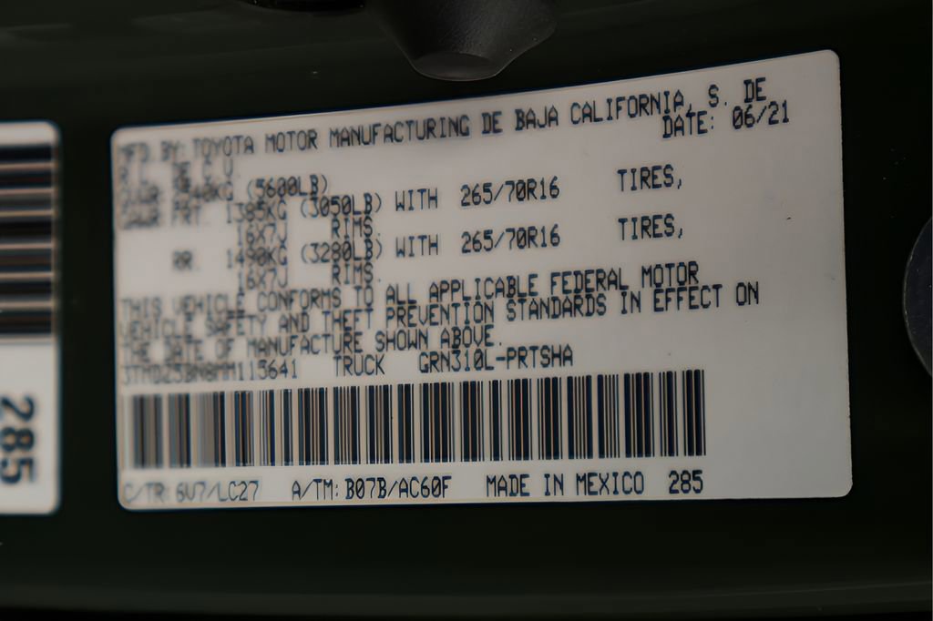 Certified 2021 Toyota Tacoma TRD Off-Road w/ TRD Premium Off Road Package image 27