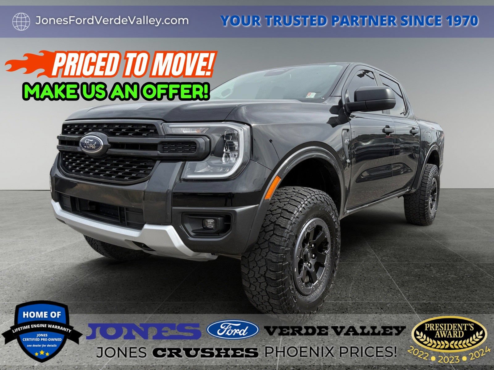 Used 2024 Ford Ranger XLT w/ FX4 Off-Road Package AWD/4WD image 1