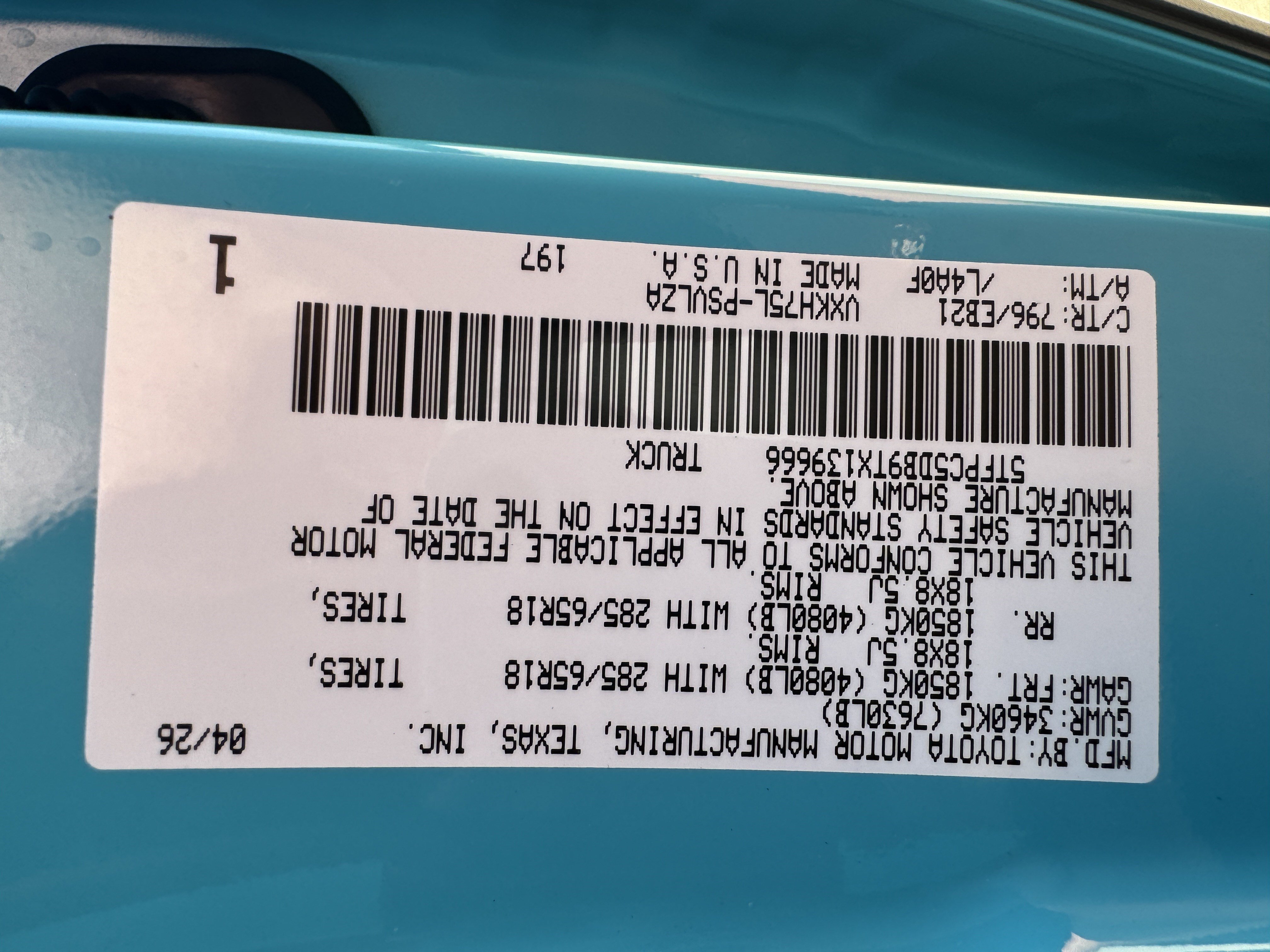New 2026 Toyota Tundra TRD Pro AWD/4WD image 29