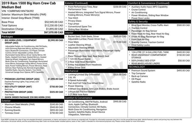 Used 2019 RAM 1500 Big Horn image 13