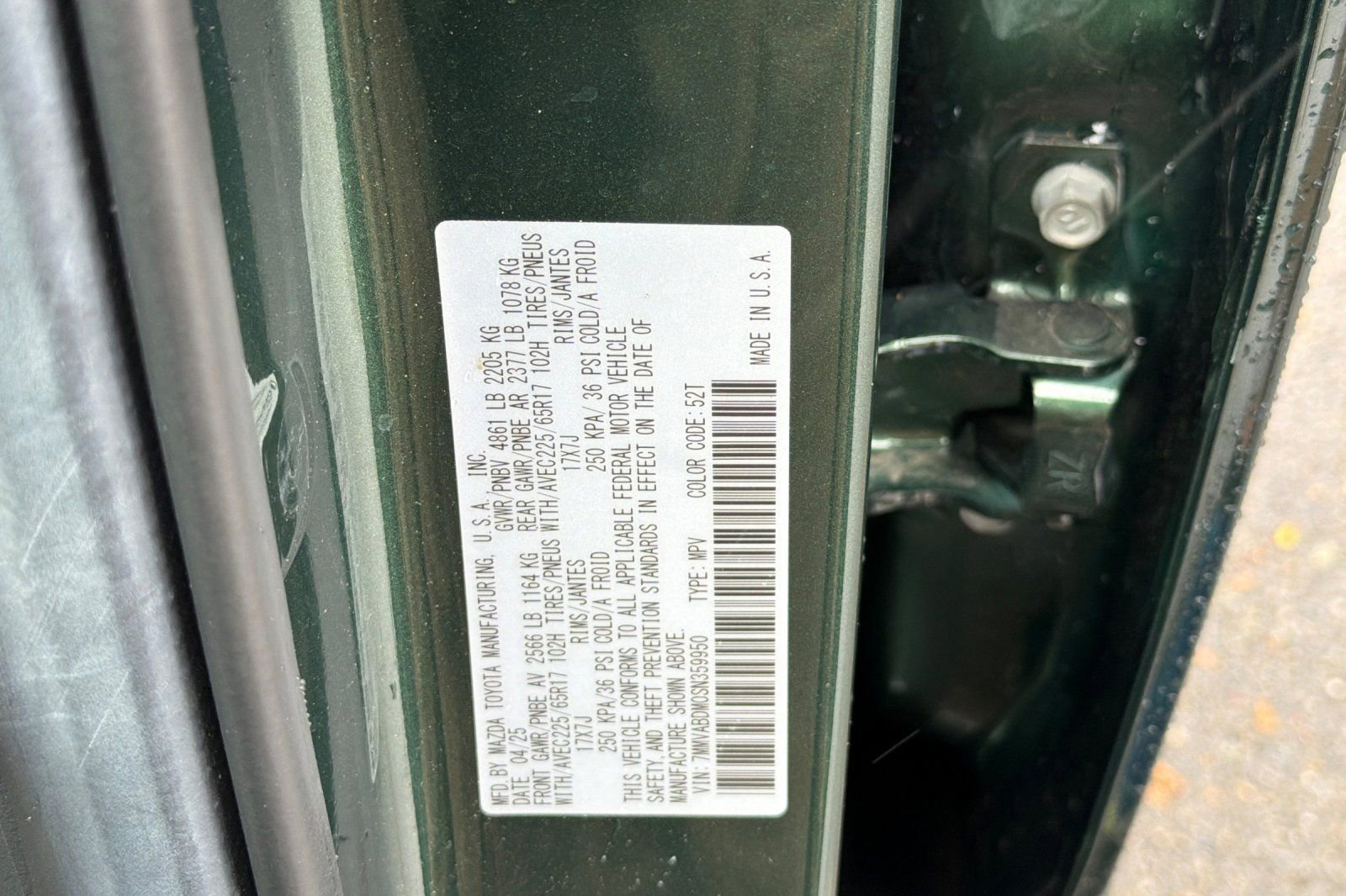 Certified 2025 MAZDA CX-50 AWD 2.5 S w/ Premium Package image 28