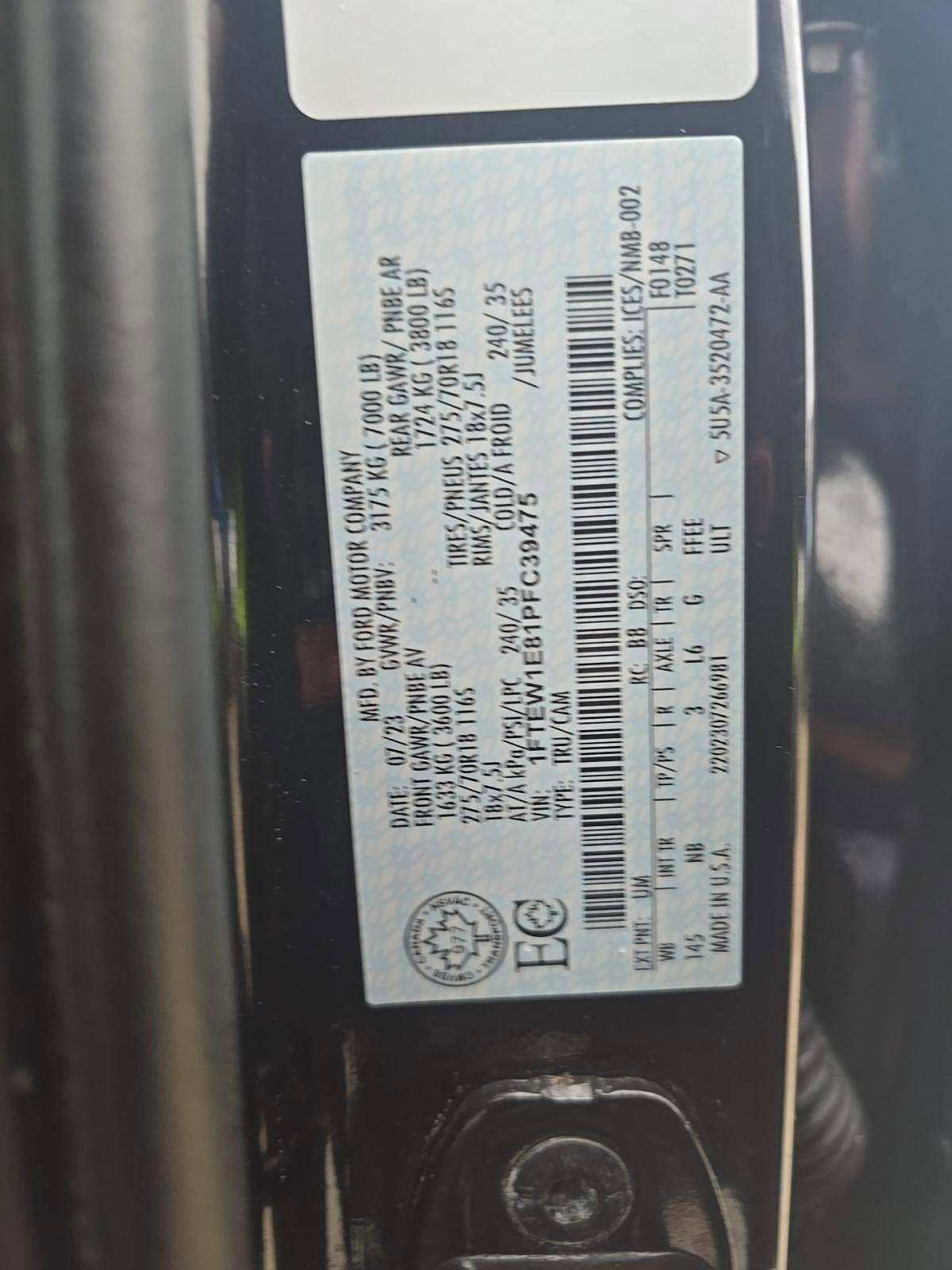 Used 2023 Ford F150 Tremor w/ Equipment Group 402A High image 31