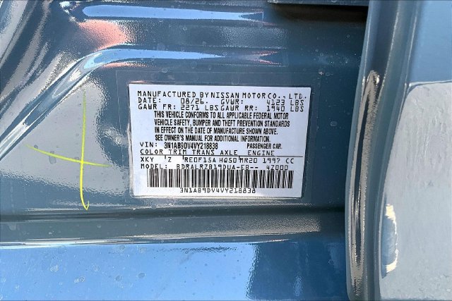 New 2027 Nissan Sentra SR w/ SR All Weather Package FWD image 8