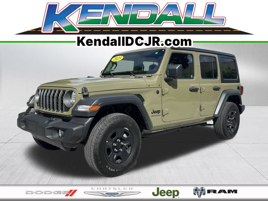 Certified 2025 Jeep Wrangler Unlimited Sport AWD/4WD image 1
