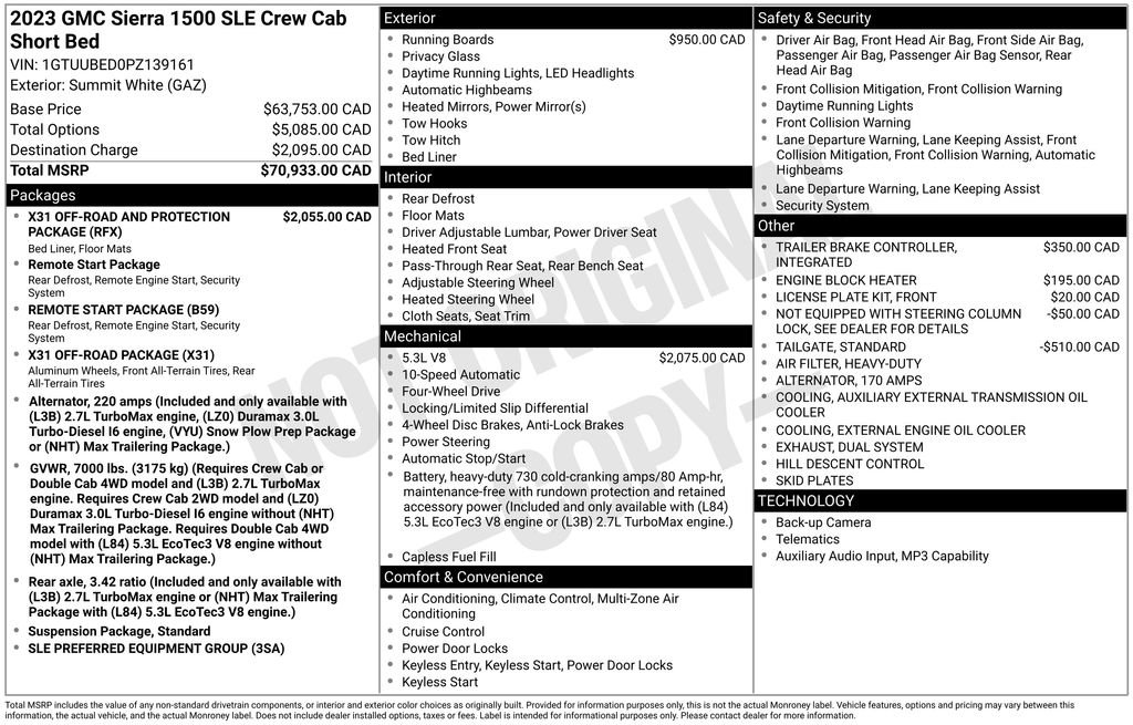 Used 2023 GMC Sierra 1500 SLE AWD/4WD image 10
