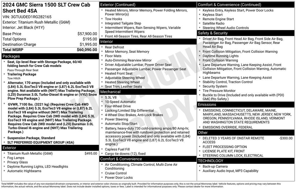 Used 2024 GMC Sierra 1500 SLT image 51