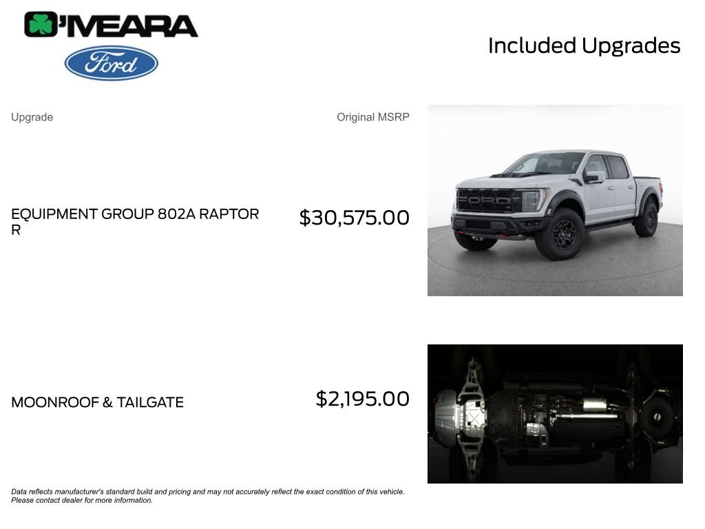 Used 2023 Ford F150 Raptor w/ Equipment Group 802A Raptor R AWD/4WD image 4