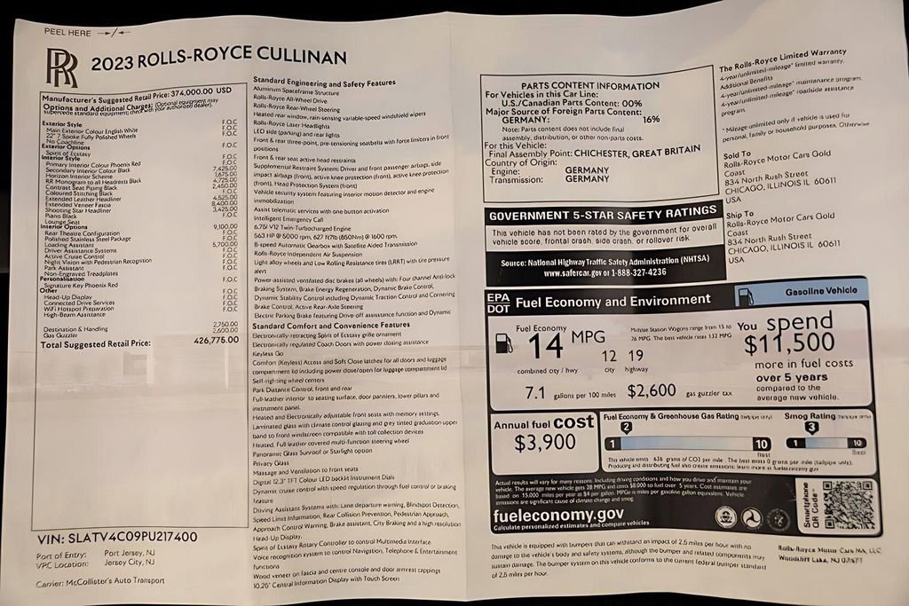 Used 2023 Rolls-Royce Cullinan image 38