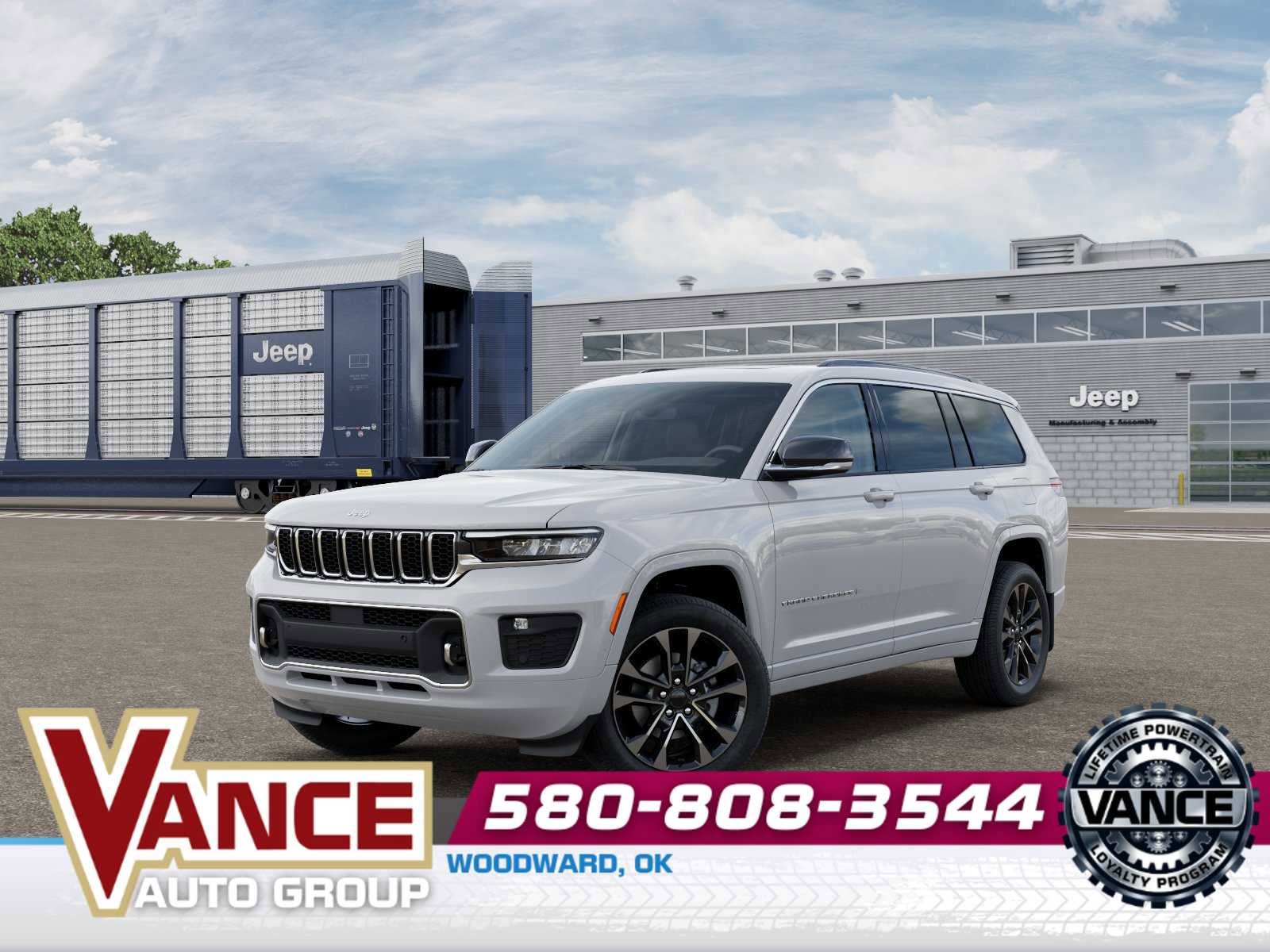 New 2025 Jeep Grand Cherokee L Overland w/ Rear Seat Video Group I