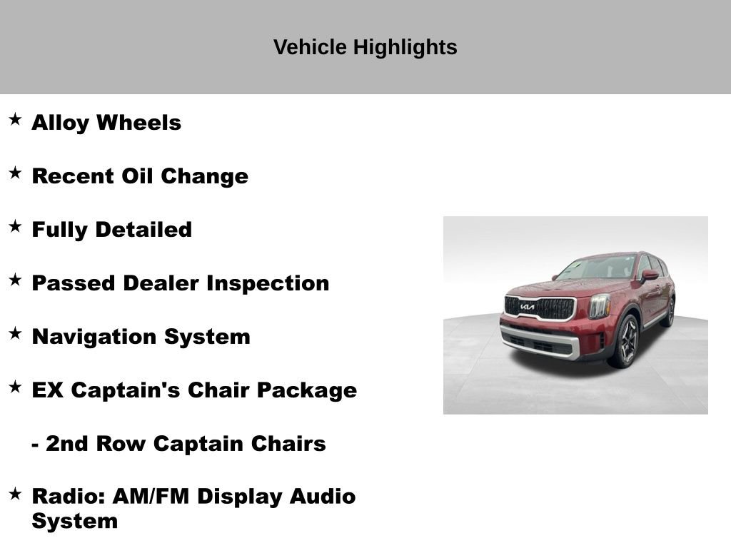 Certified 2023 Kia Telluride EX w/ EX Captain's Chair Package image 19