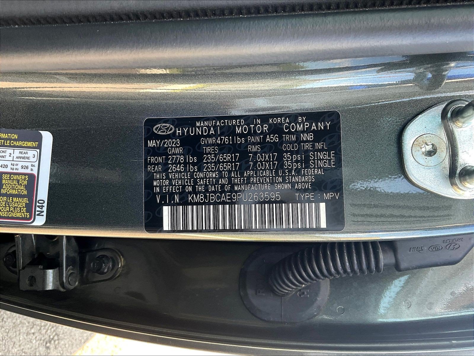 Certified 2023 Hyundai Tucson SEL AWD/4WD image 18
