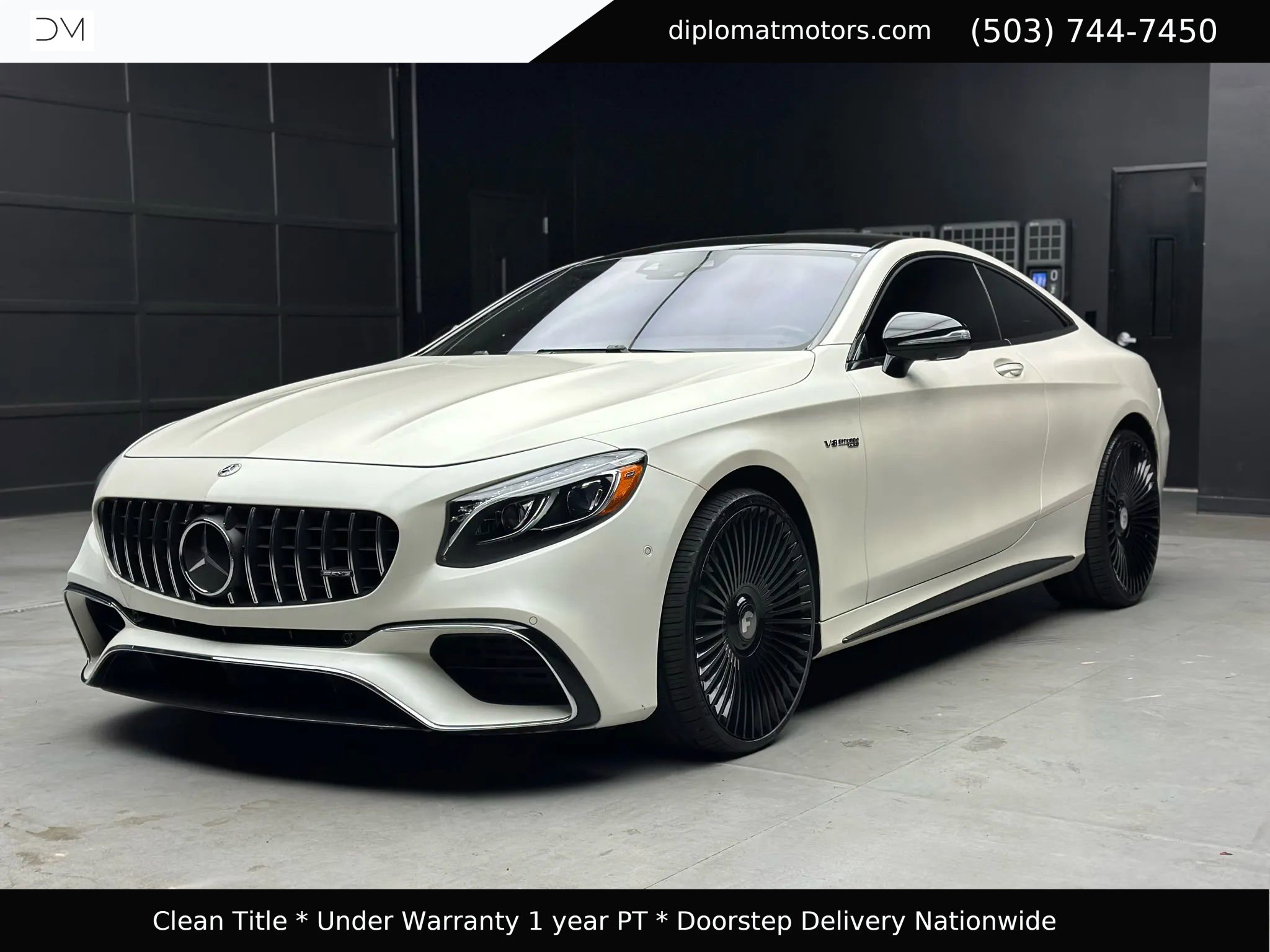 Used 2019 Mercedes-Benz S 63 AMG S 63 AMG Coupe 2D w/ Carbon Fiber Exterior Package video 1