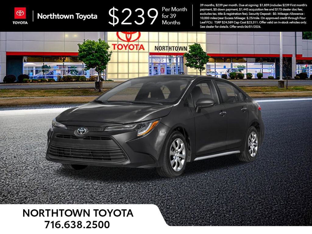 New 2026 Toyota Corolla LE