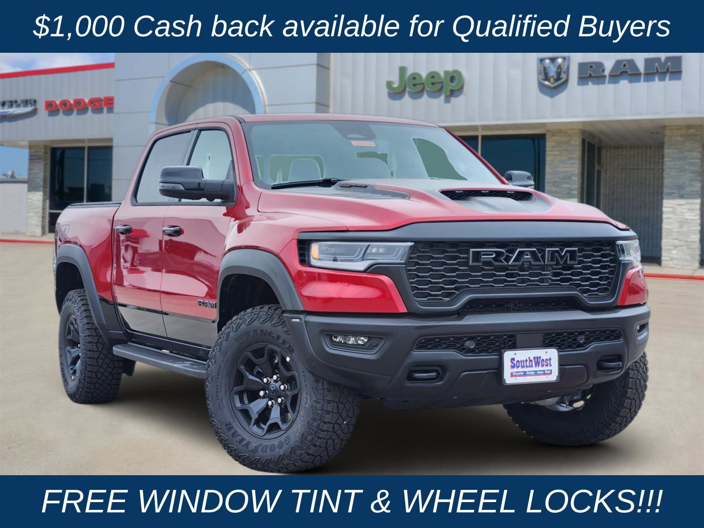 New 2026 RAM 1500 RHO w/ RHO Level 1 Equipment Group AWD/4WD 360° Tour