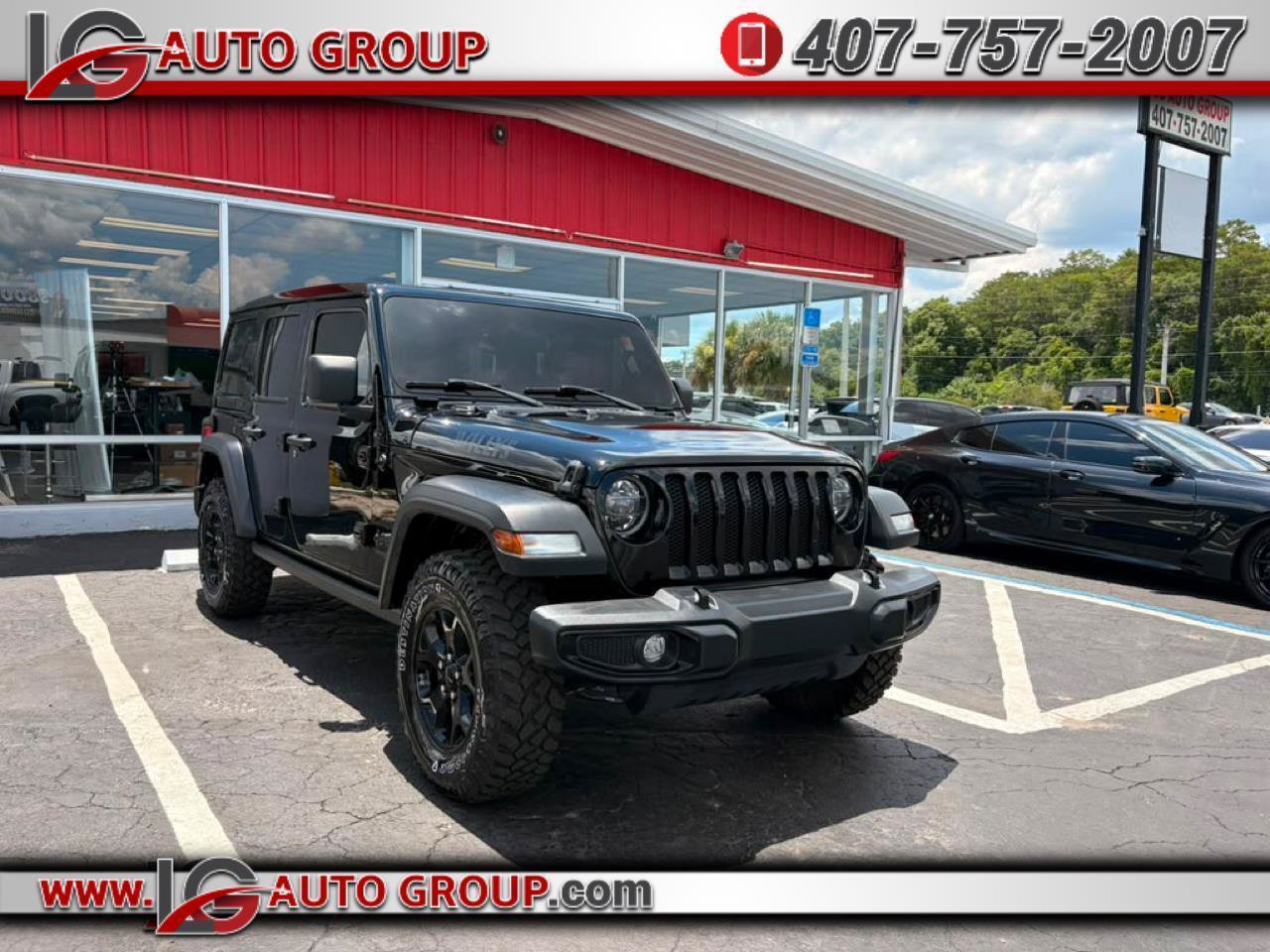 Used 2021 Jeep Wrangler Unlimited Sport AWD/4WD image 1