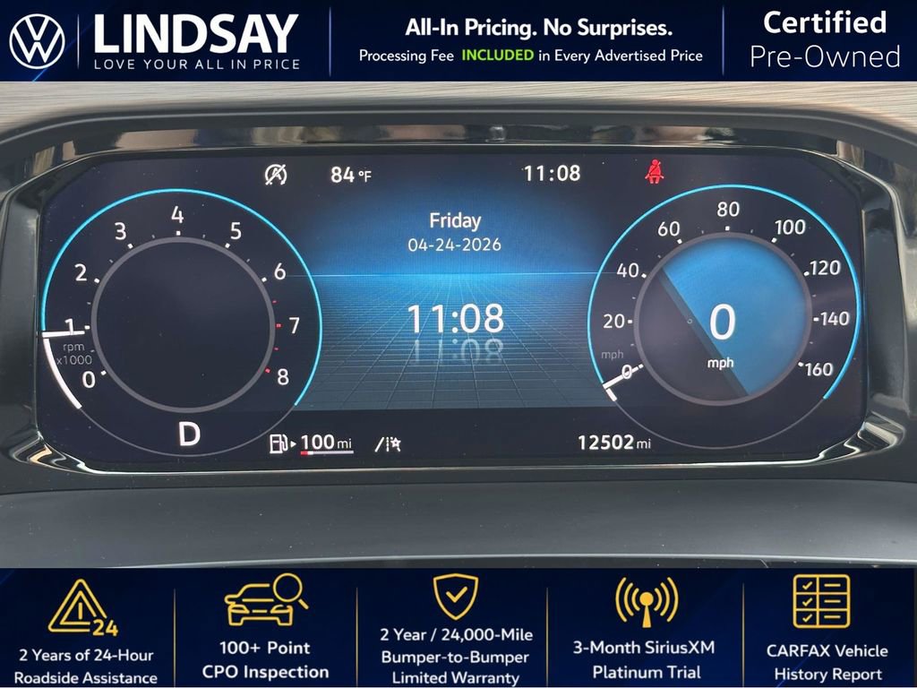 Certified 2024 Volkswagen Atlas Cross Sport SE w/ Black Wheel Package AWD/4WD image 26