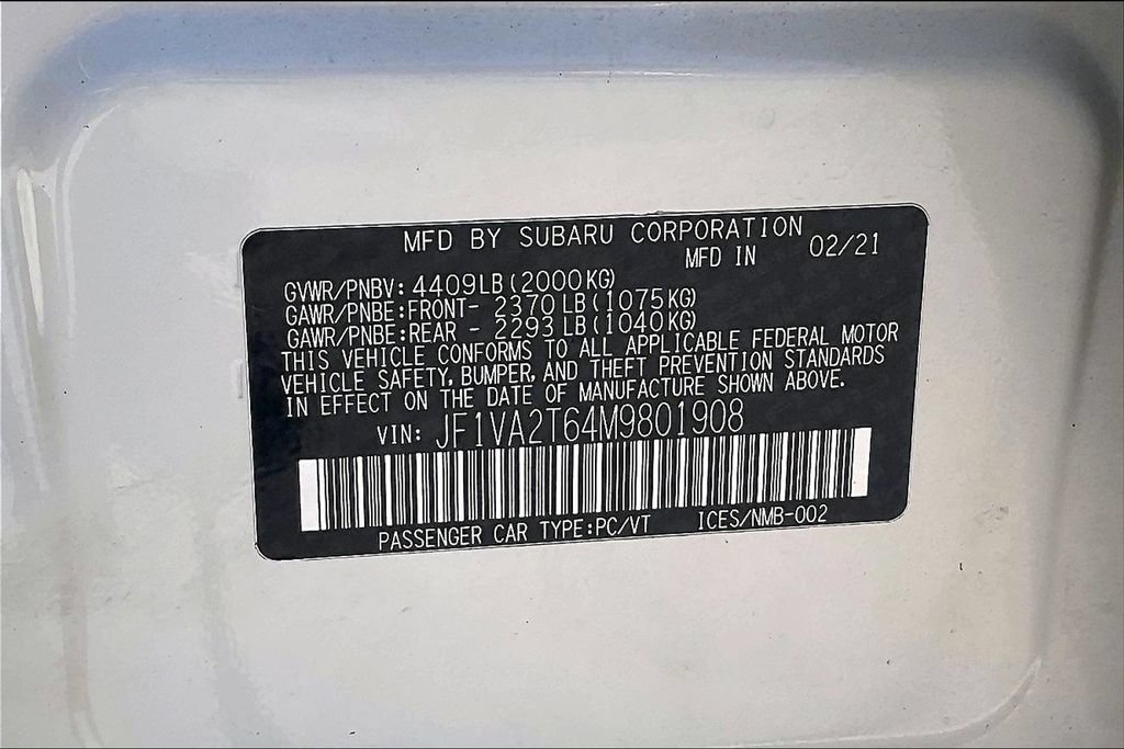 Used 2021 Subaru WRX STI Limited AWD/4WD image 31