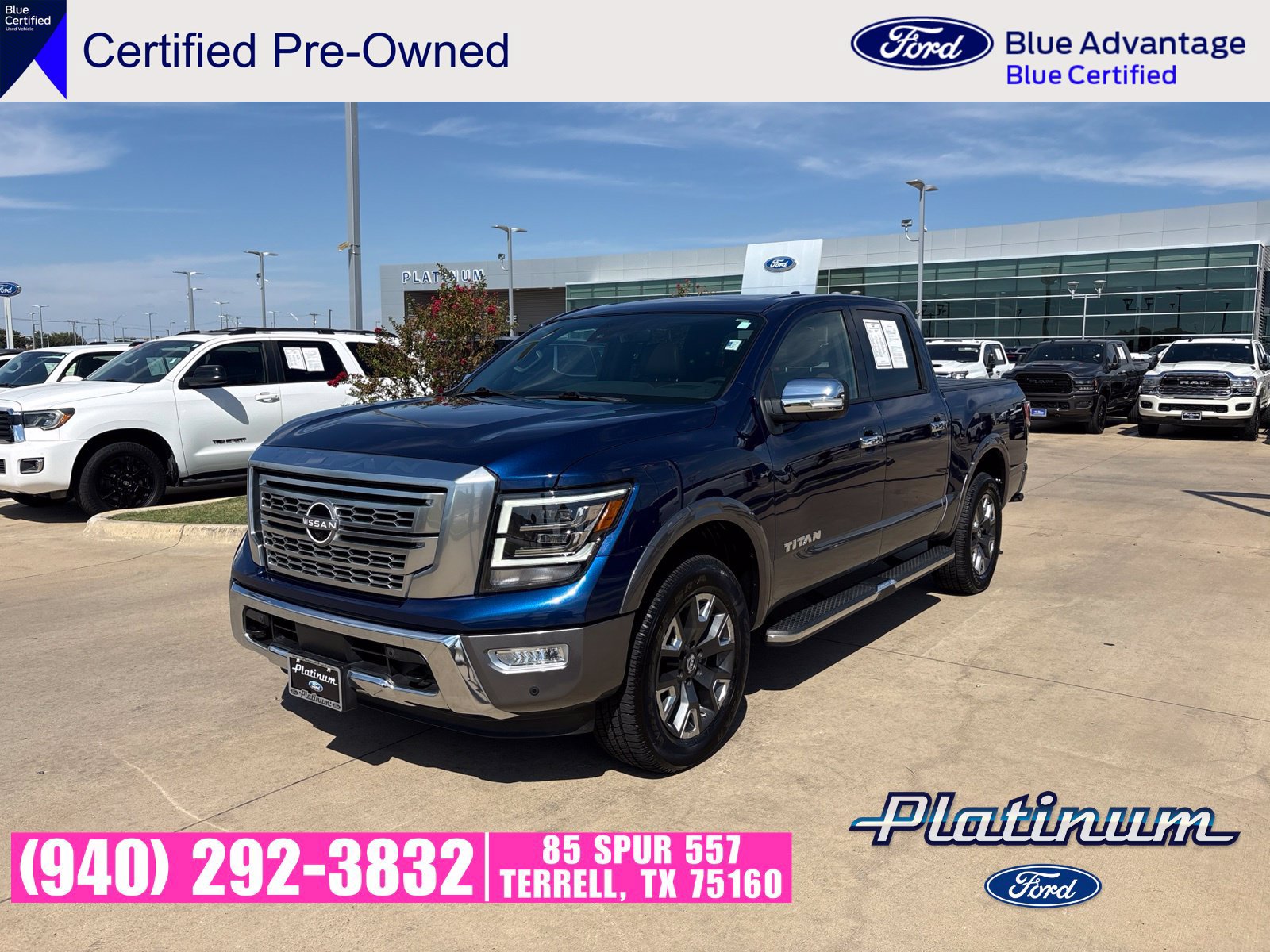 Used 2023 Nissan Titan Platinum Reserve w/ Moonroof Package