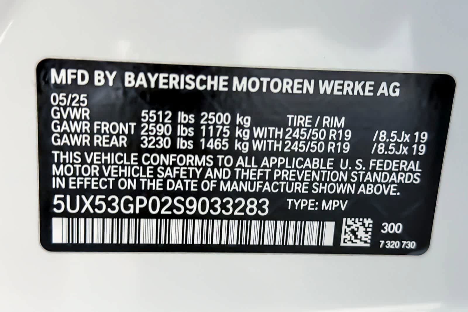 Used 2025 BMW X3 xDrive30i w/ Convenience Package AWD/4WD image 28