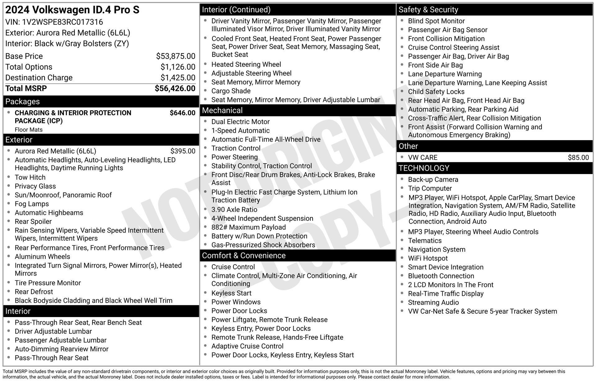Used 2024 Volkswagen ID.4 Pro S AWD/4WD image 3