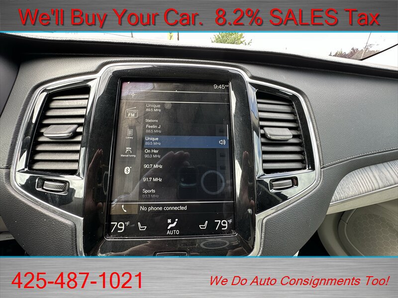 Used 2022 Volvo XC90 T6 Inscription w/ Advanced Package AWD/4WD image 11