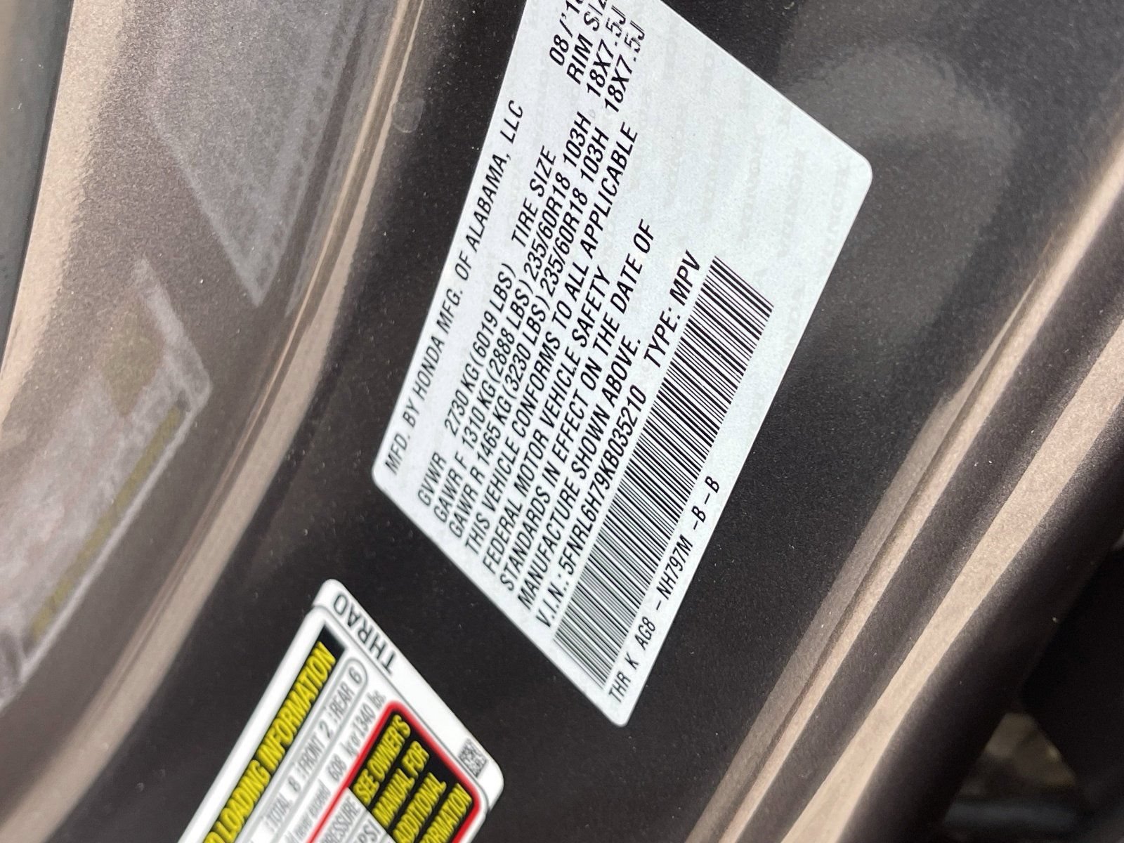 Used 2019 Honda Odyssey EX-L image 33