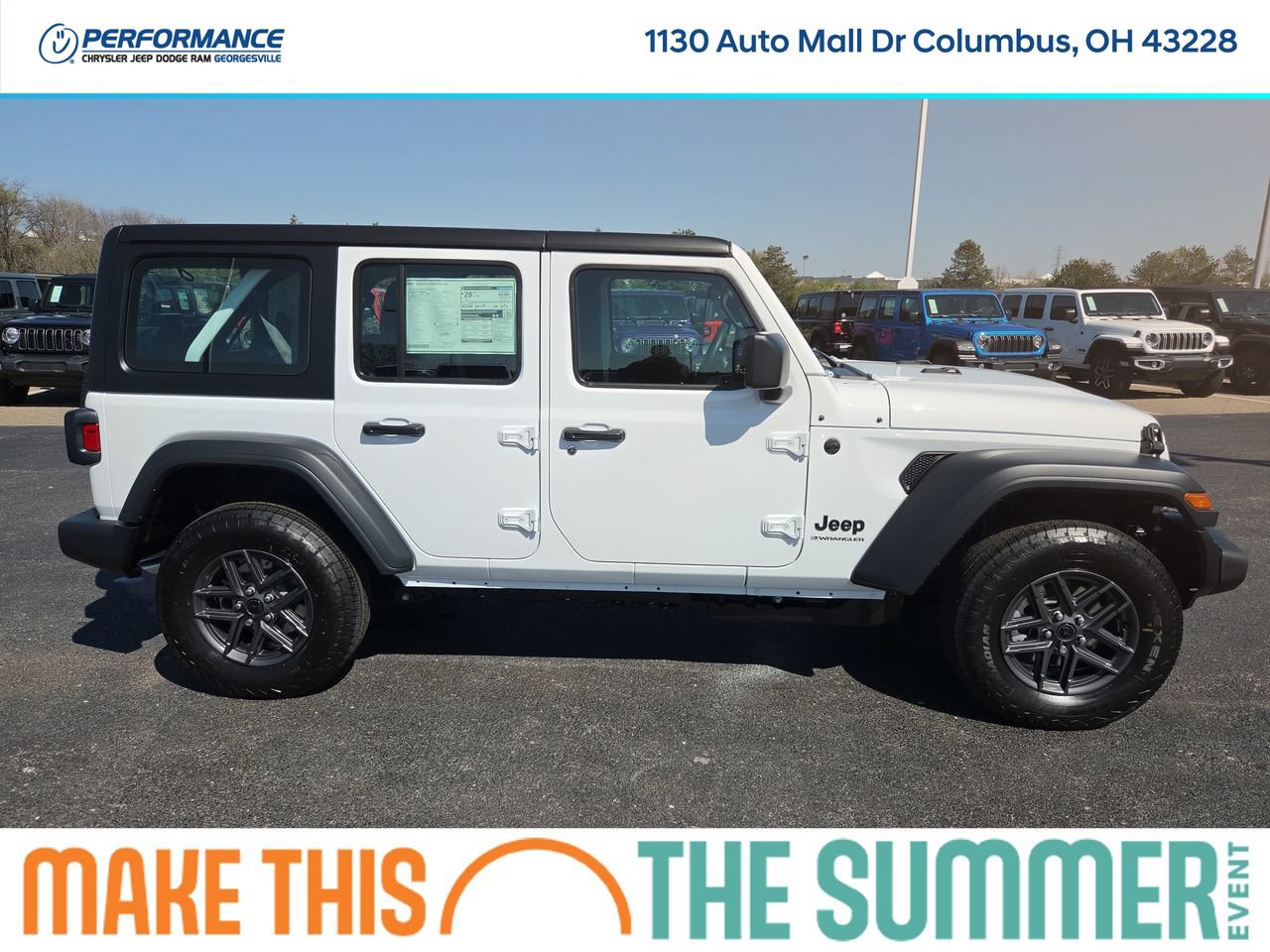 New 2026 Jeep Wrangler Unlimited Sport AWD/4WD image 8
