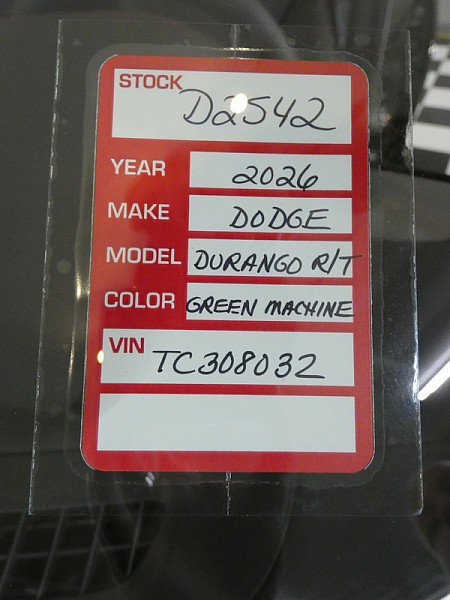 New 2026 Dodge Durango R/T AWD/4WD image 33