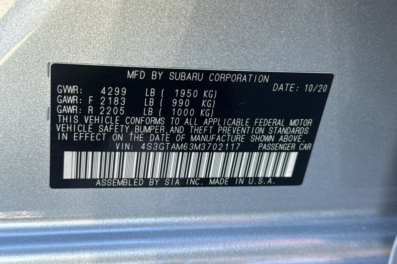 Used 2021 Subaru Impreza 2.0i Sport image 30