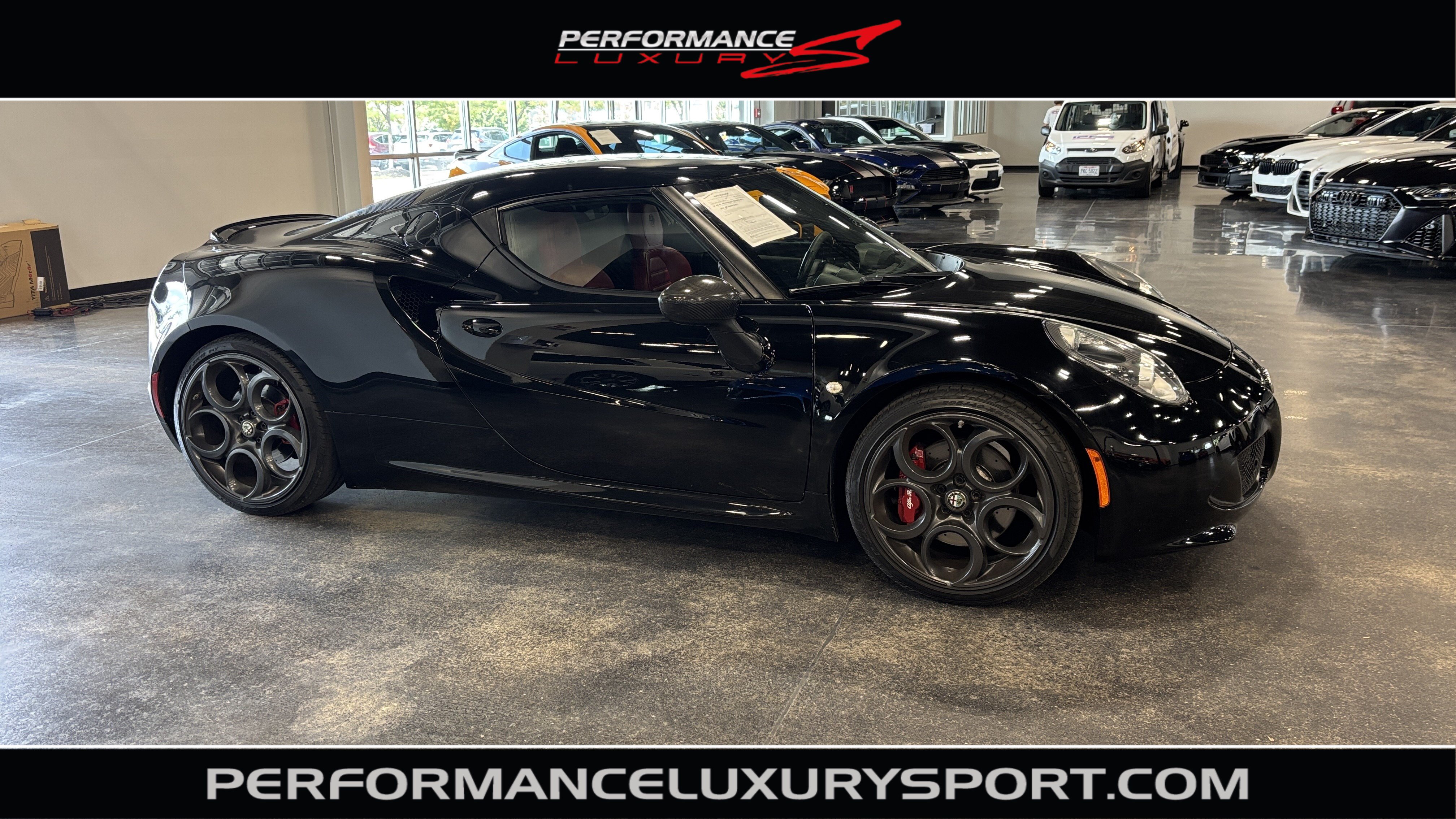 Used 2015 Alfa Romeo 4C Coupe w/ Leather Interior Group