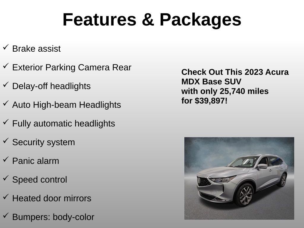 Used 2023 Acura MDX SH-AWD w/ Technology Package image 24