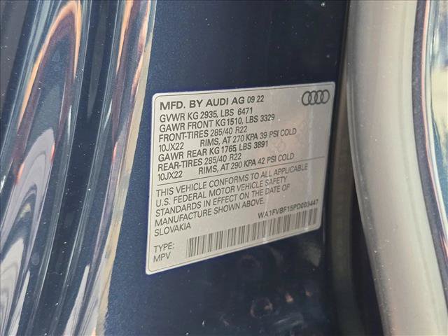 Used 2023 Audi Q8 Prestige AWD/4WD image 24