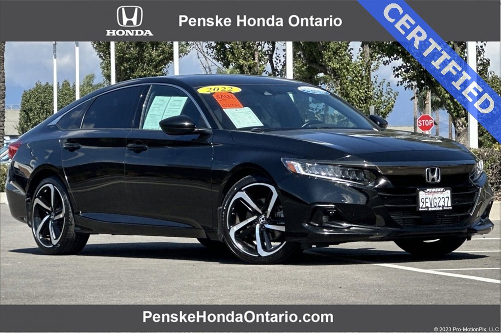 Certified 2022 Honda Accord Sport