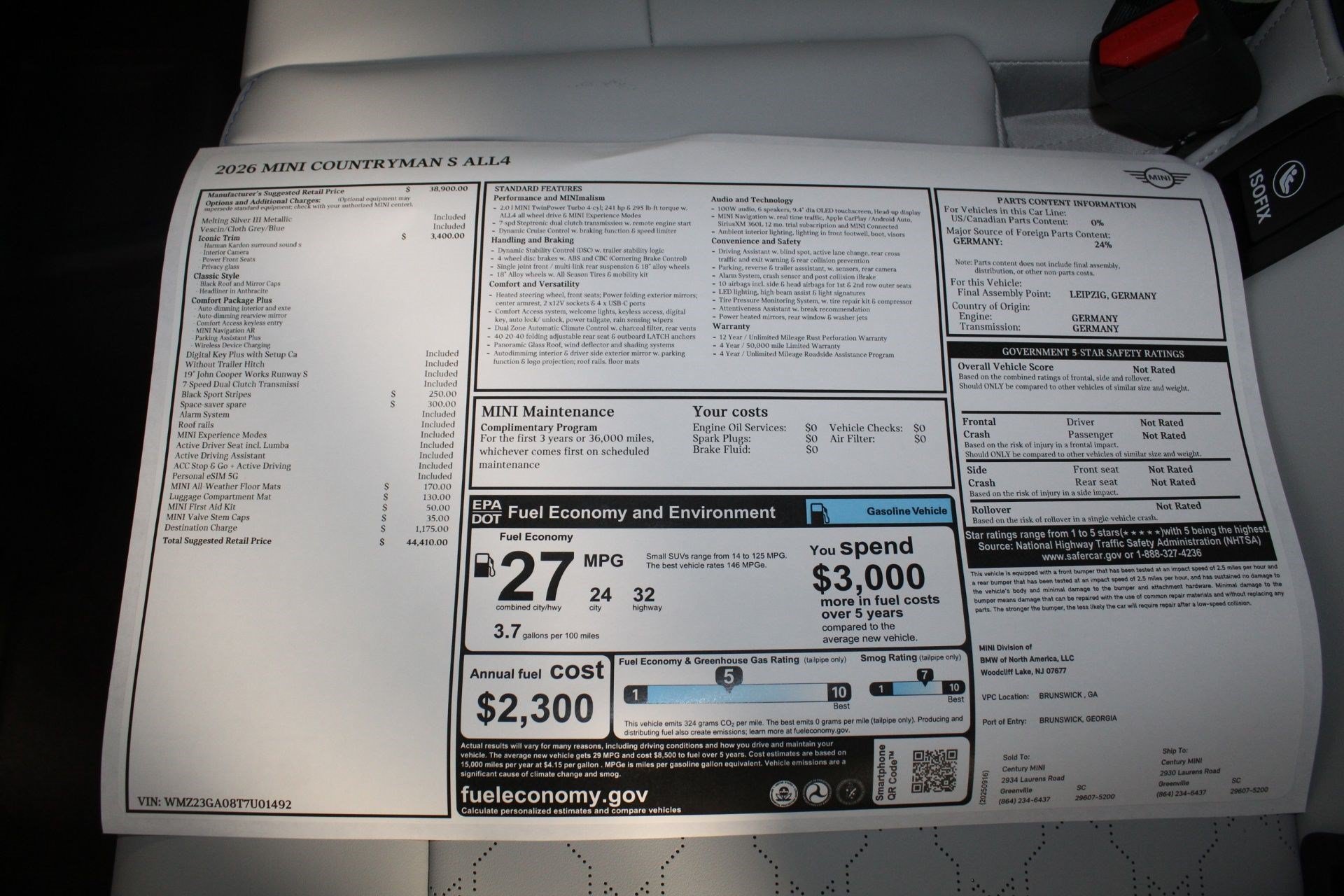 Used 2026 MINI Cooper Countryman S AWD/4WD image 24