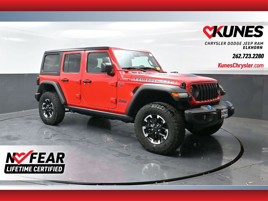 Used 2024 Jeep Wrangler Unlimited Rubicon 4xe image 1